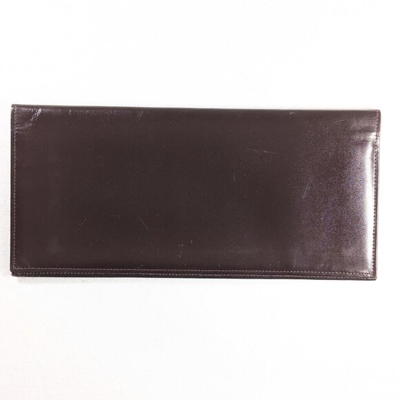 Vintage Marco Polo Club faux brown leather travel wallet for Cathay Pacific - Picture 7 of 11